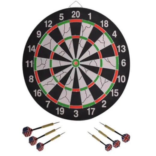 Flocked Pro Dart Board Display